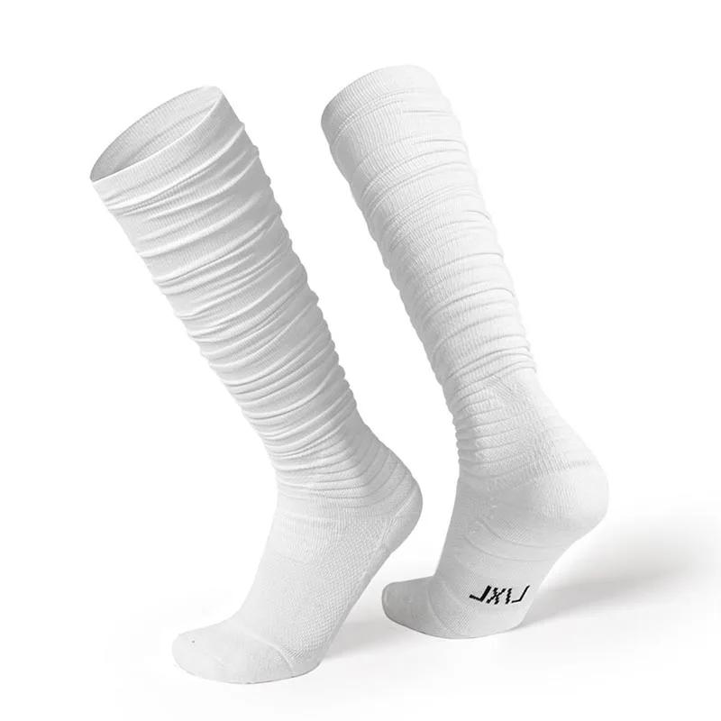 Meias de rugby meias de futebol elásticas antiderrapantes meias de futebol extra longas meias de compressão para esportes de joelho adequadas para adultos adolescentes - Image 1