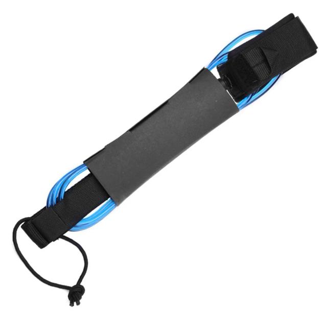 Leash Reto de 6ft para Paddle Board e Longboard - Corda Super Resistente com Straps para Tornozelo e Acessórios de Surf