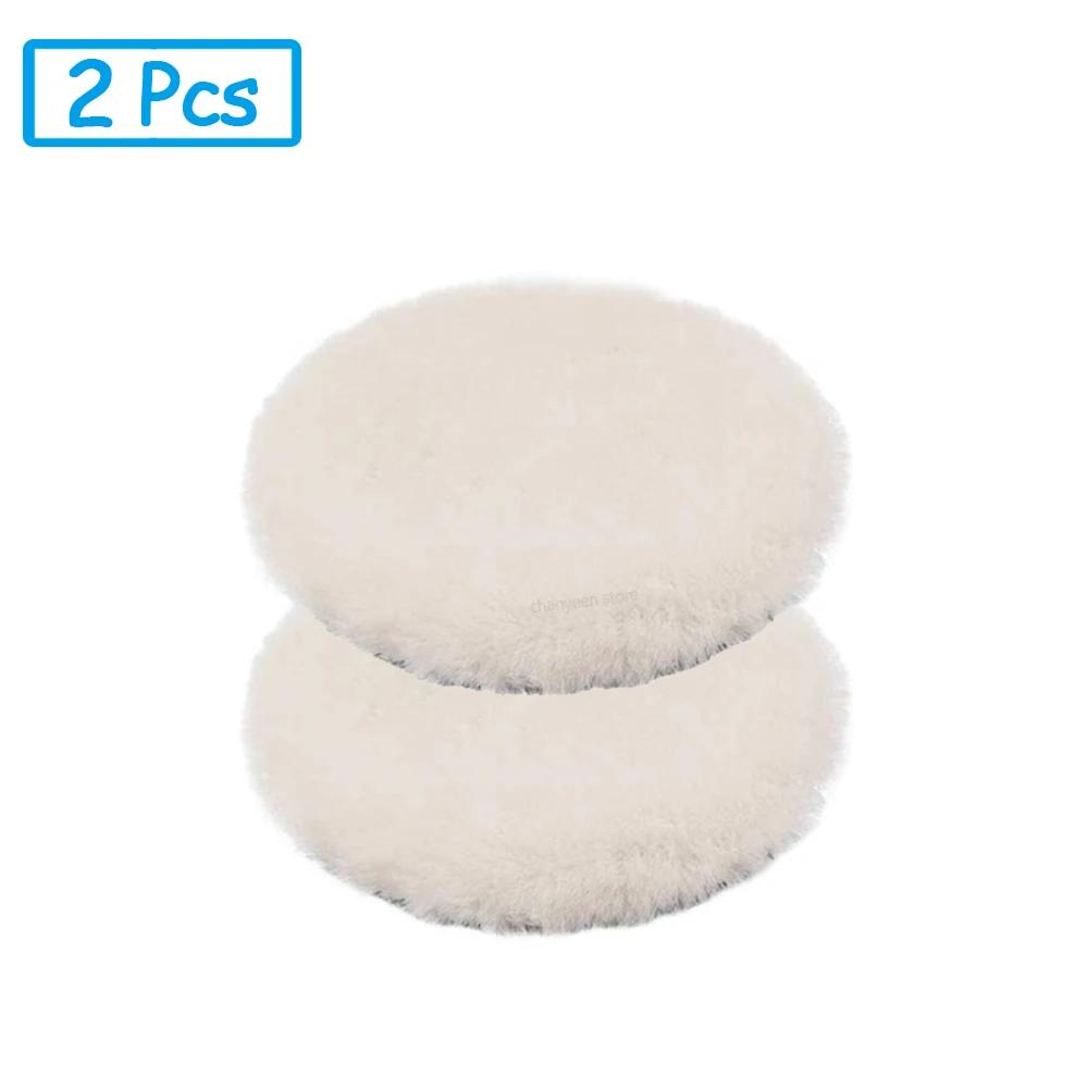 M14 Wool Felt Polishing Pad Set, Polidor de pintura do carro, Polidor de vidro Arranhões Reparação Ferramentas, Polonês de aço inoxidável, 3 ", 4", 5 ", 6", 7 ", 2-12Pcs - Image 1