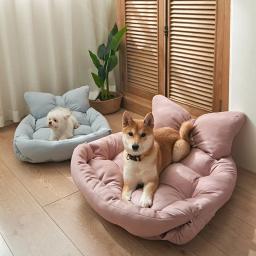 Cama para cães de estimação, multifuncional, ajustável, grandes arcos, princesa, macio, confortável, almofada, chihuahua, ninho de gato, suprimentos para cama de animais de estimação - Image 6