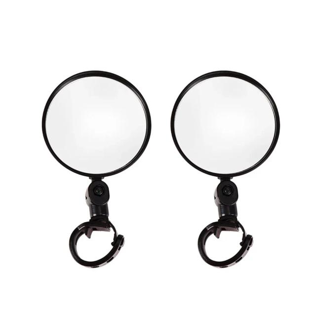 Espelho retrovisor universal para guidão de bicicleta, espelho retrovisor para bicicleta e motocicleta, rotação 360 ajustável para andar de bicicleta