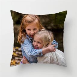 Capa de almofada personalizada foto personalizado lance travesseiro caso casa decorativa linho logotipo texto impressão fronha sofá almofada 45*45cm - Image 5