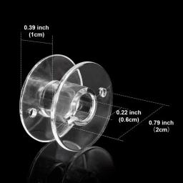 25 Pçs/set Fios de Plástico Bobinas Máquina de Costura Carretéis DIY Bordado Acessórios de Alfaiataria Roupas para Casa Ferramentas de Costura - Image 6