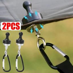 Gancho magnético de acampamento forte sucção separável multifuncional ao ar livre tenda dossel mosquetão ímã cabide acessórios acampamento - Image 2