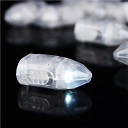 Luminosa LED balão luz, interruptor intermitente, bala colorida, 10pcs set - Image 6