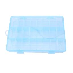 24 grades de plástico transparente bordado fio caixa armazenamento bobinas organizador armazenamento diy ponto cruz ferramentas costura - Image 6