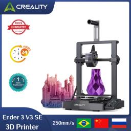 Creality ender 3 v3 se impressora 3d 250 mm/s velocidade de impressão mais rápida sprite extrusão direta duplo eixo z u display nivelamento automático - Image 1