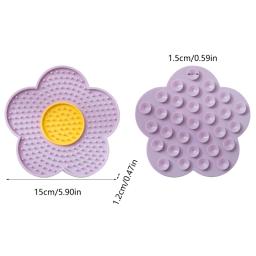 Tapete de silicone para gatos, Alimentadores lentos para diversão, Alimentação diária, Comida húmida, Alimentação animal - Image 6