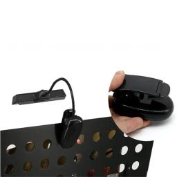 Led portátil flexível pontuação luz guitarra piano clip-on para música suporte de proteção para os olhos poupança de energia inteligente escurecimento luz - Image 3