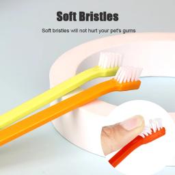 Escova de dentes para cachorro e gato, conjunto de 3 peças, acessórios para limpeza de dentes, breath, cuidados com o mau hálito, ferramenta para animais de estimação - Image 3