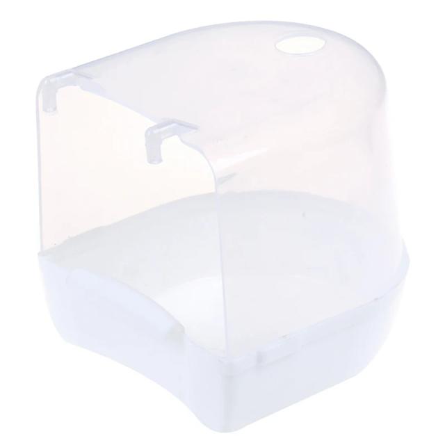 Cubo de Banho Pendurado para Pássaros: Banheira Atraente para Canários, Periquitos e Calopsitas