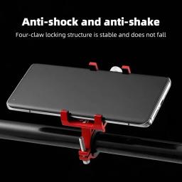 Suporte para telefone de bicicleta universal, bicicleta, motocicleta, scooter elétrico, guidão clip, suporte, célula, suporte para iphone - Image 3
