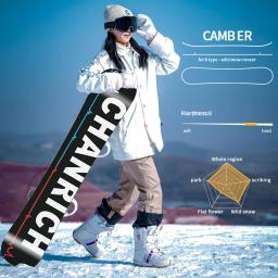 Snowboard profissional de alta qualidade, multiuso, abrangente, masculino e feminino, adulto, equipamento de esqui, skate esculpido de alta qualidade, dureza 8, equipamento de esqui para jovens - Image 1