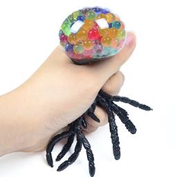 Black Spider Squeeze Toy para Crianças, Horror Colorido, Anti Stress Ball, Brinquedos de Descompressão Adultos, Presente de Halloween, 1Pc - Image 5