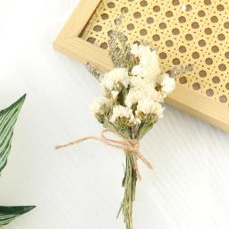 Preservado Bouquet Babysbreath Flores Mini Rose Flor Natural Secas Esquecer Não Me Flor Casa Casamento Festa Talbe Decoração - Image 6