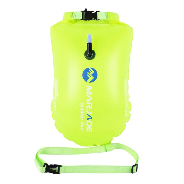 Bóia Inflável de PVC com Cinto de Segurança para Natação, Canoagem e Caiaque - Flutuabilidade Leve até 12kg e 20L para Esportes ao Ar Livre