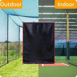 Softball e Baseball Training Cage Mat, Multifuncional Backstop Padding, Resistente ao desgaste Pitching Net - Image 3