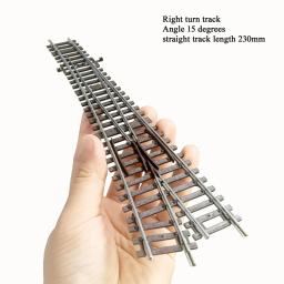 Modelo de trilha de trem em escala Ho 1/87, trilho ferroviário pode ser alimentado em níquel e prata, medidor estreito, trilho curvo, modelo de trilha de participação - Image 4