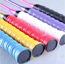 1Pcs Anti-derrapante Tênis Grip Tape Badminton Raquete Overgrip padel tenis Racquet Over Grip Acessórios Badminton Vara De Pesca Squash - Image 3