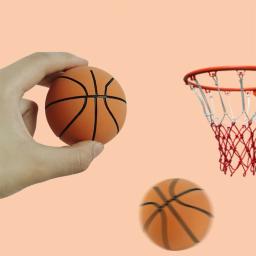 High Elastic Mini Basquete De Borracha, Pequena bola de descompressão inflável Bouncy, Jogos Familiares Pais-Filhos, 6cm - Image 3