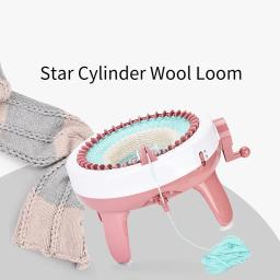 Guojajia-DIY Mão Máquina De Lã Tecida, Estrela Cilindro, Máquina De Tecelagem De Lã, Máquina De Tricô De Lã, 40 Agulha - Image 1