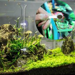 Tubo De Alimentador De Aquário De Vidro Tanque De Peixes Transparente Alimentador De Comida De Caracol De Camarão, Tigela, Acessórios De Alimentação - Image 3