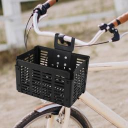 Cesta de bicicleta dianteira e traseira dobrável pesada, Cesta de armazenamento para cão, Bagagem Pet - Image 1