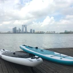 Addfun inflável prancha de surf levante-se paddle board novo estilo 320x81x15cm água esporte board barco bote jangada surf praia atividade - Image 2
