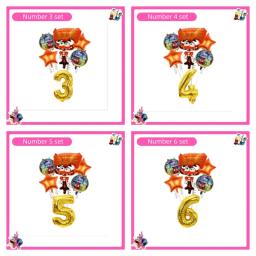 Disney-Decoração De Festa De Aniversário Do Tema De Dentro Para Fora, Louça, Balão, Copo, Prato, Fundo De Banner, Fontes Do Partido - Image 4