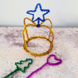 Glitter cores sortidas hastes de chenille 1cm pompons limpadores de cachimbo para materiais de arte diy artesanato para crianças classe - Image 3