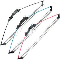 Conjunto de arco e flecha composto para crianças jovens, conjunto de tiro com arco de caça para iniciantes, jogos ao ar livre para meninos e meninas 8 flecha - Image 2