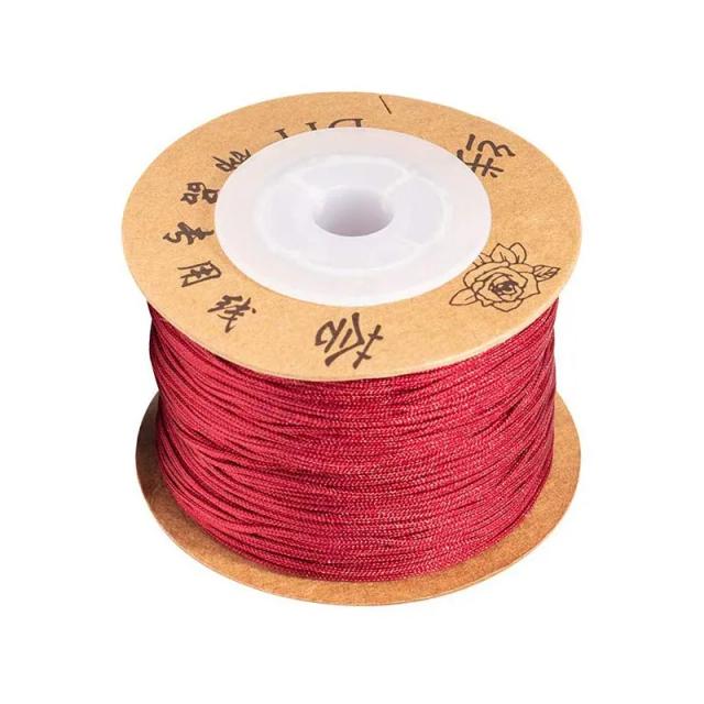 Rolo de 100m de Fio de Náilon 0.8mm para DIY em Artesanato e Criação de Joias