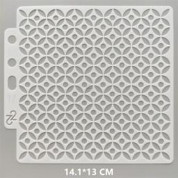 Geometria Stencils Gráficos para Pintura, Gravação, Scrapbooking DIY, Álbum de Fotos, Artesanato Cartões, Modelo para Decoração, 26 Estilos - Image 5