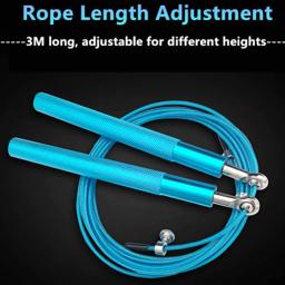 Corda de aço profissional para homens e mulheres, pular corda, ginástica ajustável, fitness, treino, 2022 - Image 2