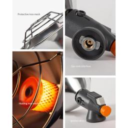 Mini Aquecedor De Aço Inoxidável Portátil Windproof, Gás Butano, Acampamento Ao Ar Livre, Caixa De Armazenamento - Image 6