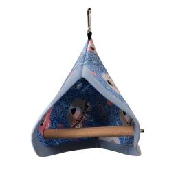 Gaiola de rede para pequenos animais, ninho de pássaro, poleiro para papagaio, periquito, passarinho canário, suprimentos de brinquedos - Image 6