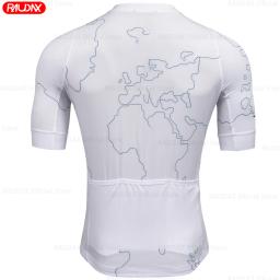 Raudax-camisa masculina de manga curta, roupa de verão, respirável, mtb, mtb, desgaste de bicicleta, 2024 - Image 6