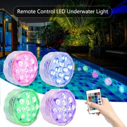 Luzes subaquáticas RGB com ventosas magnéticas, Iluminação do tanque de peixes, Planta crescer luzes, 10 LED, 16 cores - Image 1
