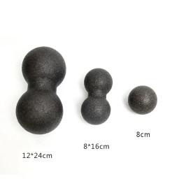Equipamento de yoga feminino yoga bloco de espuma rolo conjunto bola amendoim bloco massagem amendoim rolo bola terapia relaxar exercício fitness - Image 6