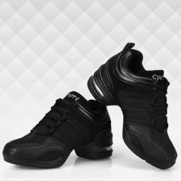 Meninas meninos sapatos de dança esportes recurso moderno dança jazz sola macia respiração sapatos de dança tênis crianças criança prática sapatos - Image 4