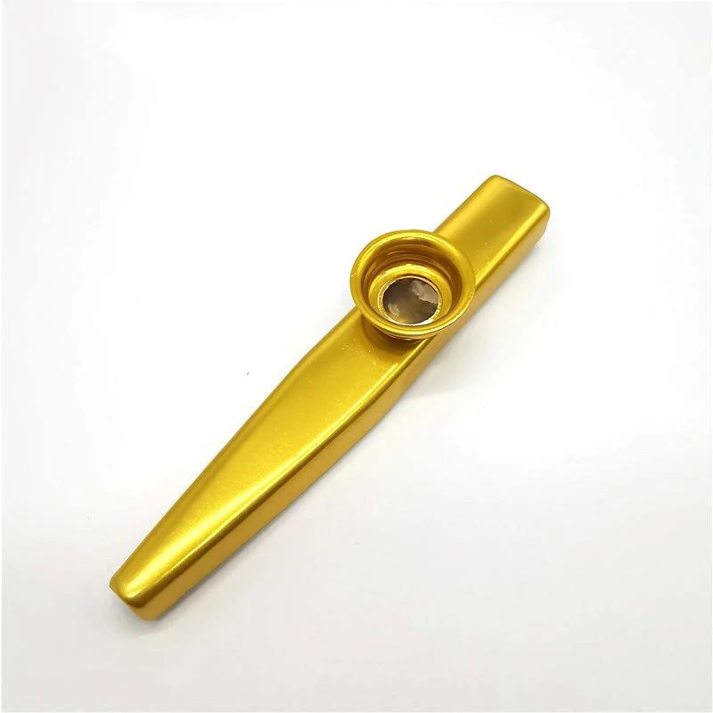 Leve metal Kazoo flauta para iniciantes, instrumento musical portátil, amantes, instrumento de sopro, bom companheiro para guitarra, novo - Image 1