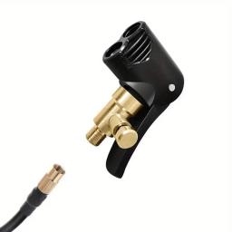 Peças de bombeamento de cabeça dupla, acessórios de serviço, bico de bomba de bicicleta, adaptador de mangueira f/v a/v schrader/presta, conversor de válvula, 1 peça - Image 5