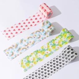 Bandagem autoadesiva impressa para animais de estimação, Pet Go Out, artefato anti-sujo, bonito Pet Supplies, proteção para os pés do filhote, fita adesiva DIY, nova - Image 5