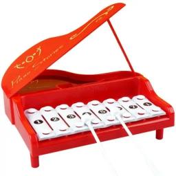 8-mês de idade bebê de percussão de mão de oito tons instrumento musical xilofone de dois em um piano de brinquedo de música de bebê - Image 5