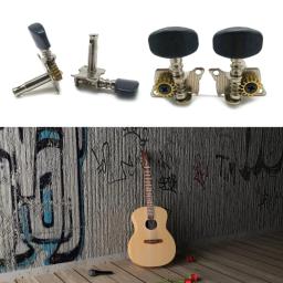 Cravelhas de afinação 2R 2L Cabeça de máquina Acessórios compactos para guitarra 4 cordas Ukulele Guitarra Teclas de afinação de - Image 3