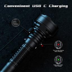 Wurkkos-lanterna tática recarregável LED, USB C, Lens Throw, IPX8 impermeável, interruptor de cauda, PMMA tocha, 1039m, TD01 21700 - Image 5
