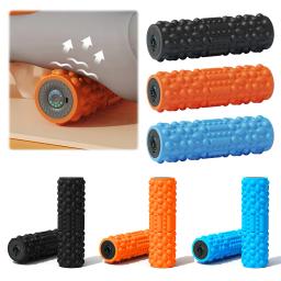 Rolo de espuma vibratório elétrico, coluna de massagem, rolo de exercício recarregável, 5 modos, rolo massageador de tecido muscular para ioga, pilates - Image 2