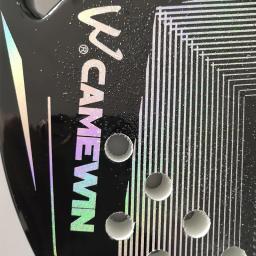Camewin-Raquete de tênis de praia para homens e mulheres, fibra de carbono completa, superfície áspera, bola de esportes ao ar livre, jogador sênior adulto, 3K - Image 3