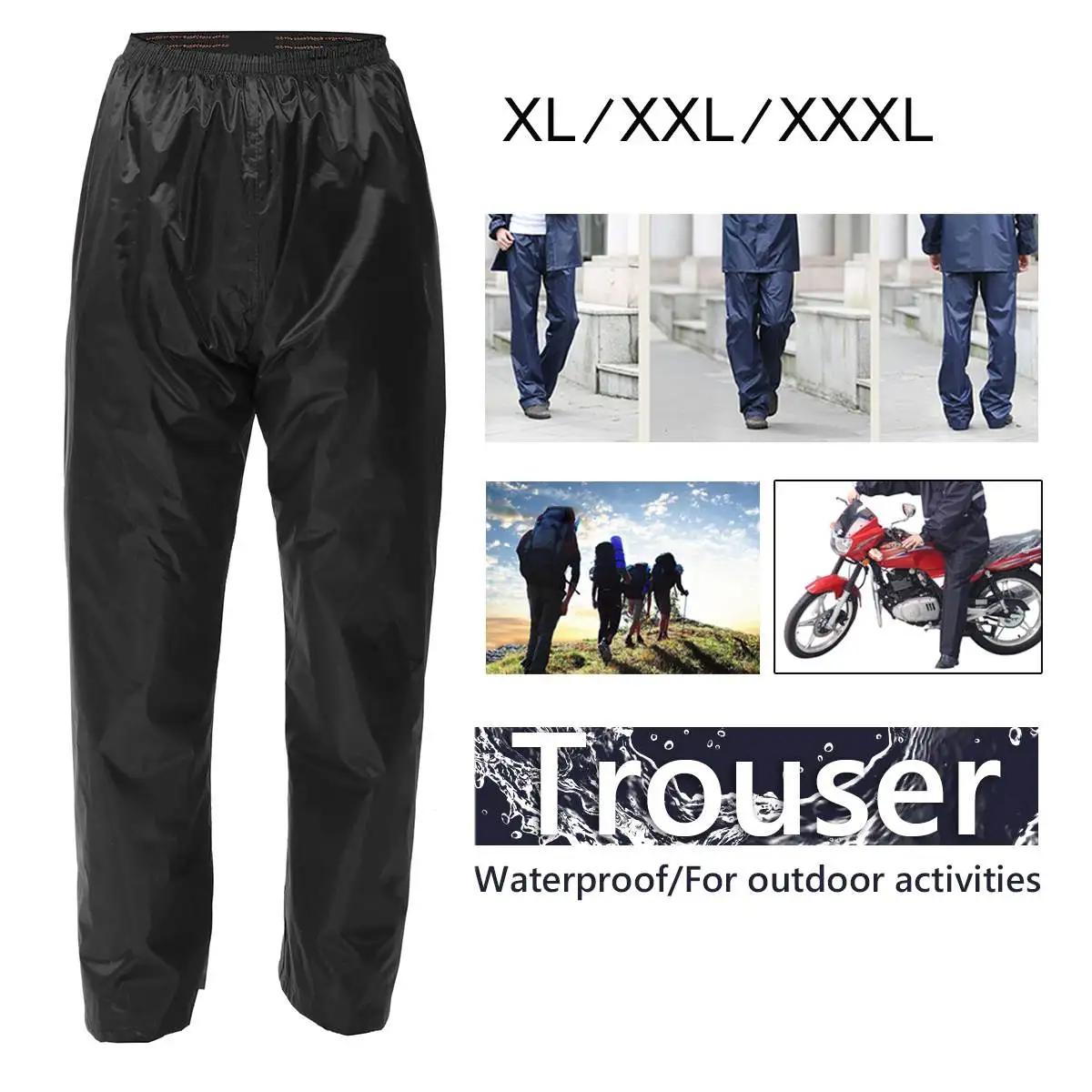 Calças impermeáveis ​​para atividades ao ar livre, confortáveis, macias, respiráveis, resistentes, para chuva, para homens e mulheres, para andar de bicicleta, motocicleta, acampamento - Image 1
