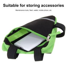 Bolsa triangular impermeável para bicicleta, quadro de tubo frontal, sela, estojo, bolsa de ciclismo, acessórios de bicicleta - Image 5